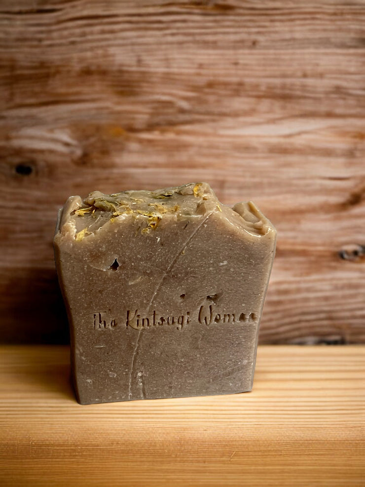 Vegan soap scented with almond and vanilla scent notes for sensitive skin Oatmeal soap that is gentle enough for a baby