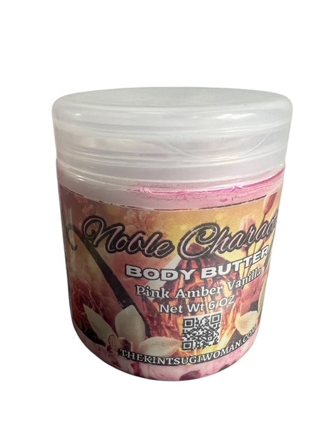 Pink Amber and Vanilla Noble Character Body Butter